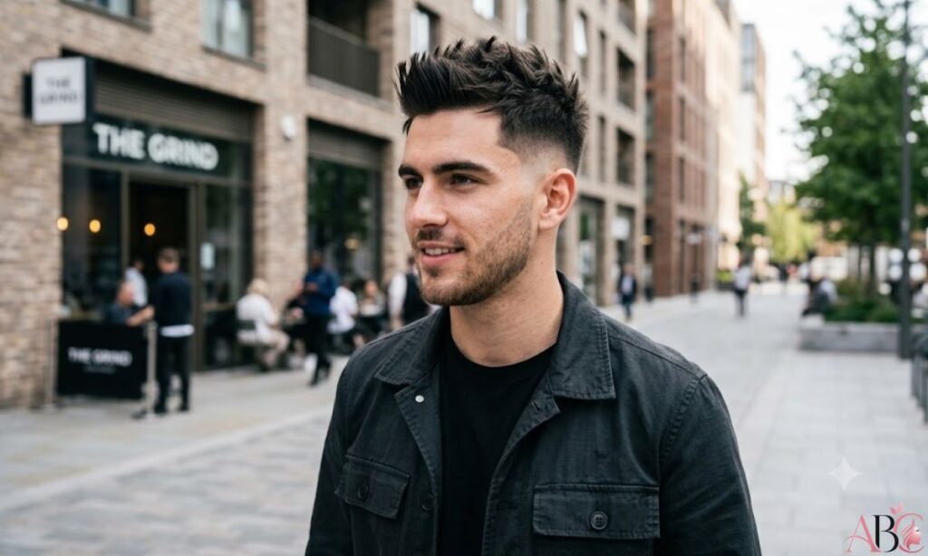 mid-burst-fade-straight-hair-short-spiky-texture